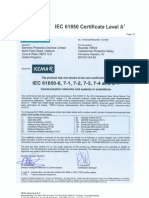 7SR24 IEC 61850 - KEMA Certificate Edition 1