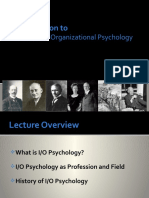 Introduction To: Industrial & Organizational Psychology