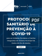 Protocolo Sanitário - SME 2021 - Versão 1.7 - Agosto - 2021