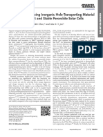 Cugao: A Promising Inorganic Hole-Transporting Material For Highly Efficient and Stable Perovskite Solar Cells