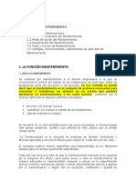 Función y evolución del mantenimiento industrial