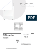 Gas Dryer: Model No. FGR311F