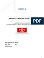 Topic 8: Research & Analysis Project (RAP)