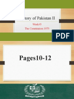 History of Pakistan II: Week#3 The Constitution 1973
