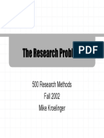 The Research Problem