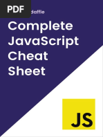 Complete Javascript Cheat Sheet