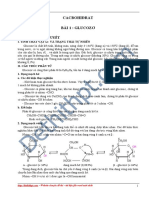 Lý thuyết + Bài tập - Cacbohiđrat - File word