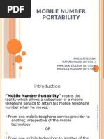 Mobile Number Portability