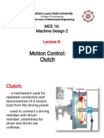 MCE 16: Motion Control: Clutch
