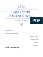 Marketing Managment Project