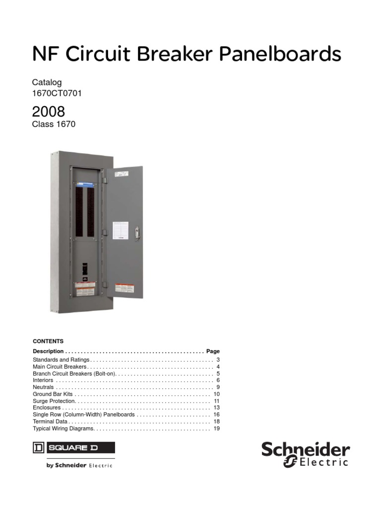 Square D Nf Panelboard Pdf