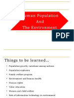 Human Population, Environment, and Sustainability