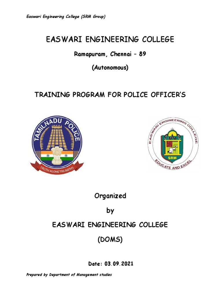Police Officer Training Manual 03.09.2021 EEC DOMS Updated PDF