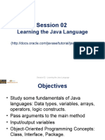 Session02-2slots-Learning the Java Language