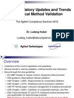 Recent Regulatory Updates and Trends in Analytical Method Validation