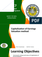 PR E7 Capitalization of Earnings