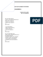 Database Management Systems: Lab Cyclesheet-1