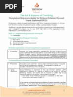 718 Erickson SFC Diploma Completion Requirements