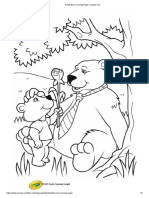 Daddy Bear Coloring Page