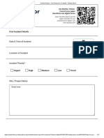 Incident Report - First Response Checklist - SafetyCulture