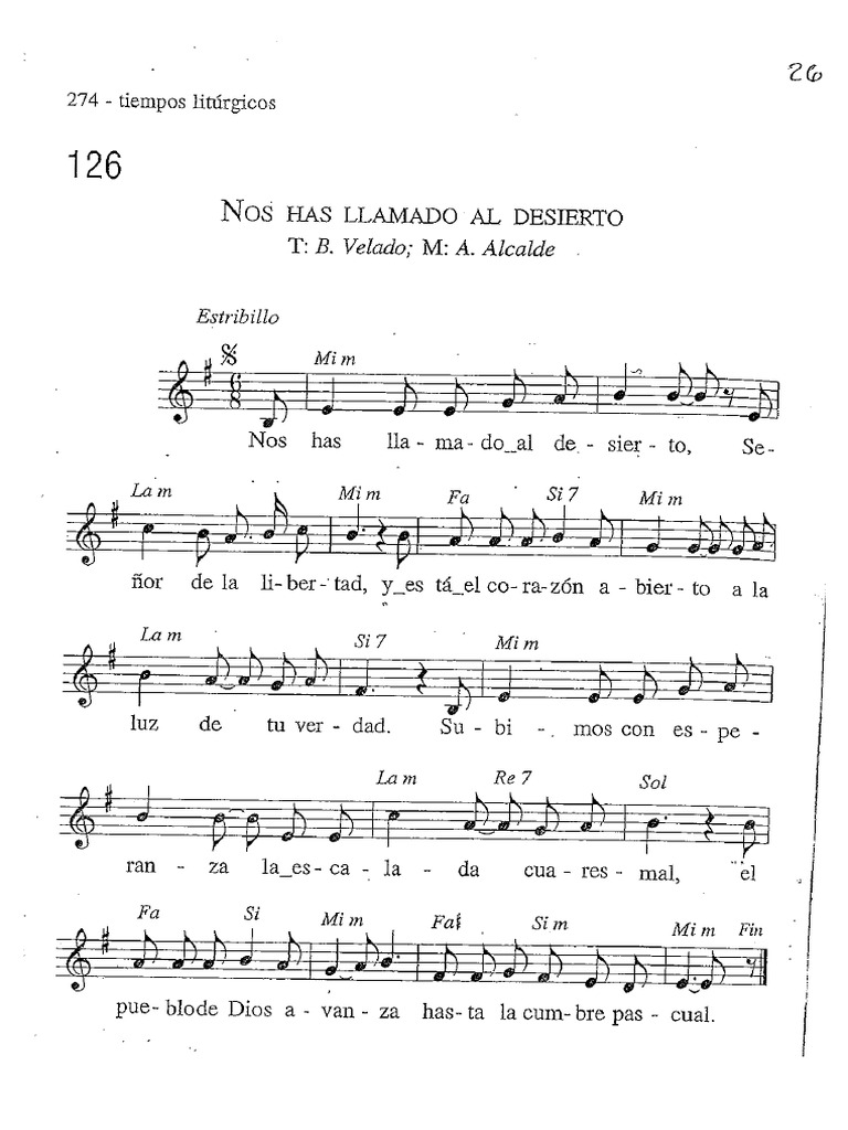 Nos Has Llamado Al Desierto (Velado y Alcalde) PDF