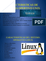 Caracteristicas de Sistema Opertivo Unix