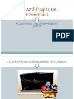 The Anti-Plagiarism PowerPoint For Students