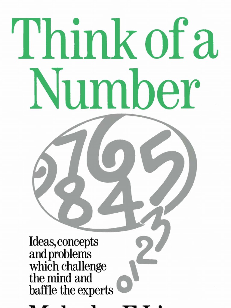 Think of A Number | PDF | Exponentiation | Prime Number