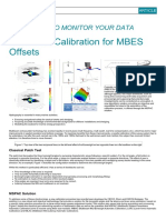 Automatic Calibration For Mbes Offsets