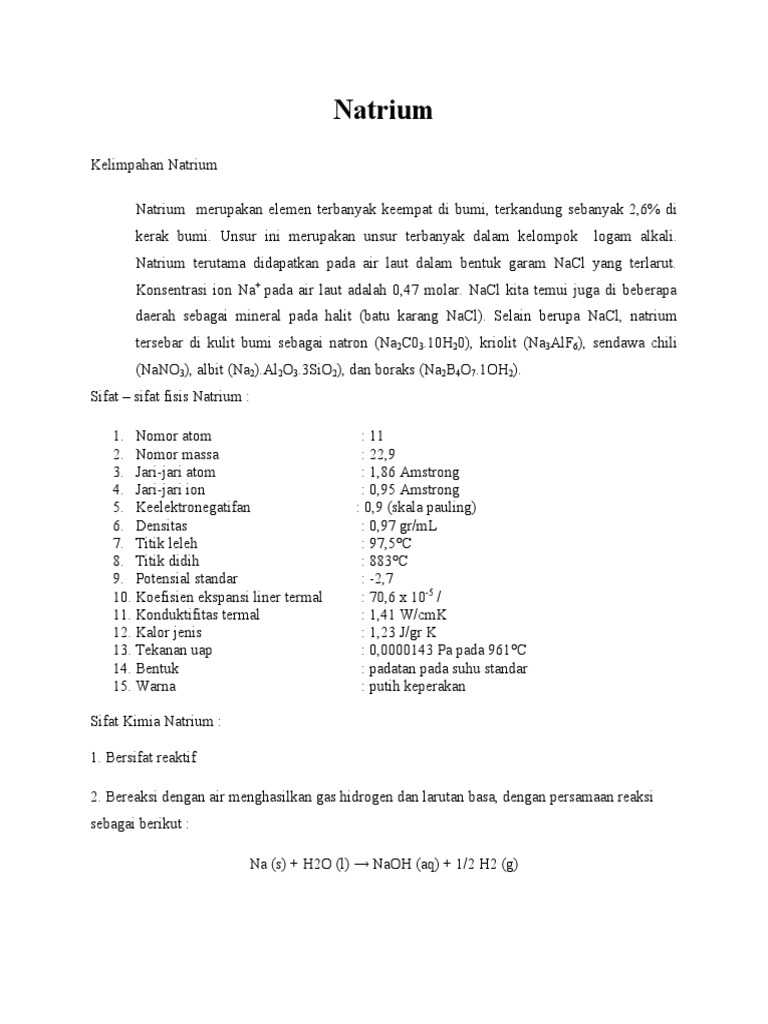Natrium Pdf Sains Matematika