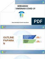 Kebijakan Pemberian Vaksinasi COVID-19DRDEWI