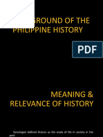 Lesson 1 Background of The Philippine History