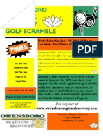 Golf Scramble Flyer