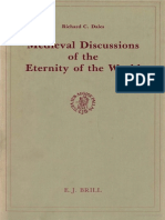 (Brill's Studies in Intellectual History 18) Richard C. Dales - Medieval Discussions of the Eternity of the World-Brill Academic (1990)