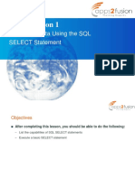 SQL - Lession 1: Retrieving Data Using The SQL SELECT Statement