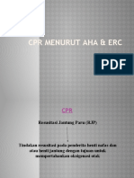 CPR Menurut Aha & Erc