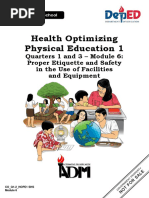 Health Optimizing Physical Education 1