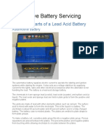 Automotive Battery Servicing