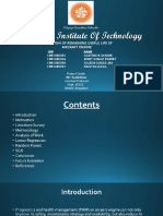 B.N.M. Institute of Technology: Prediction of Remaining Useful Life of Aircraft Engine