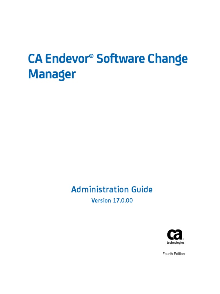 EndevorSCM Admin ENU | PDF | Software Development | Software