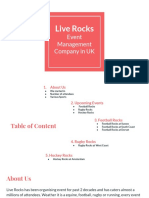 Live Rocks Event Management Company in UK