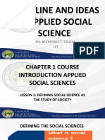 Discipline and Ideas in Applied Social Science: Ms. Bel Patrice T. Tisuela LPT