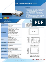 Industrial HMI Operator Panel P07: Features
