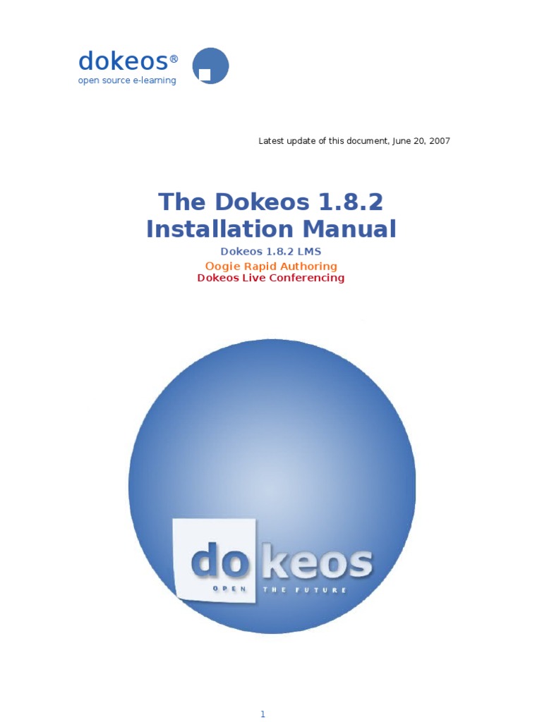Dokeos: The Dokeos 1.8.2 Installation Manual | PDF | Linux Distribution ...
