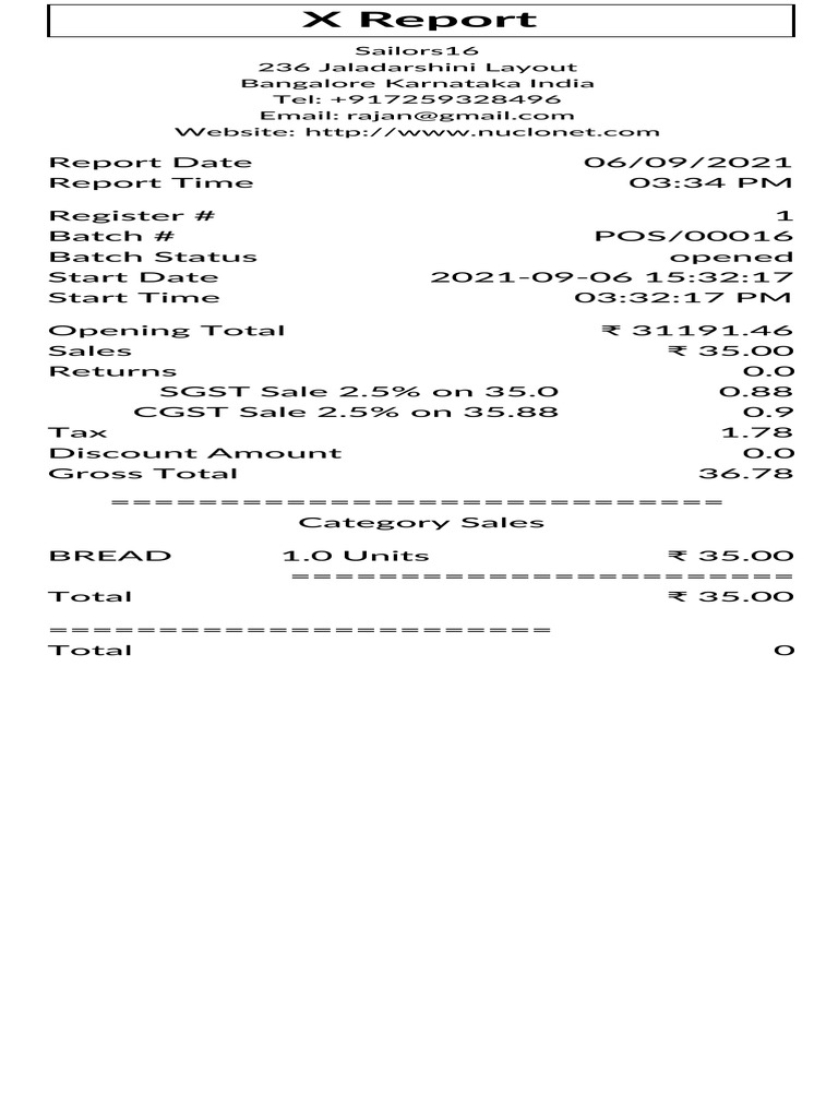 X Report PDF | PDF