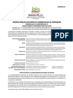 Prospecto - ALIMENTOS FM Oferta Pública Emisión 2021-III y IV