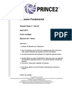 FR - PRINCE2 Foundation Sample Paper 2 - April 2013 Release - French (2)