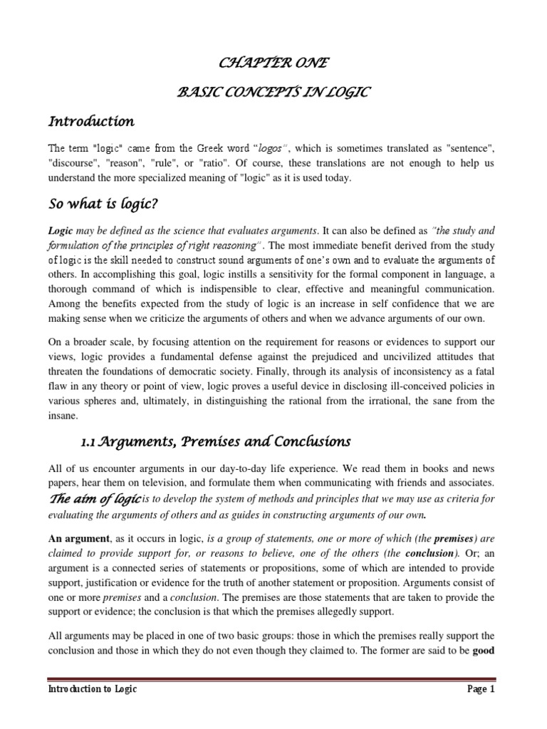 Understanding Arguments in Logic | PDF | Argument | Inference