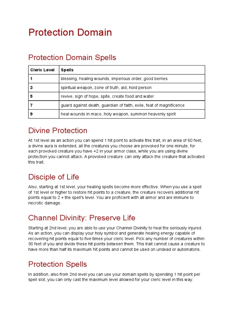 Protection Domain | PDF