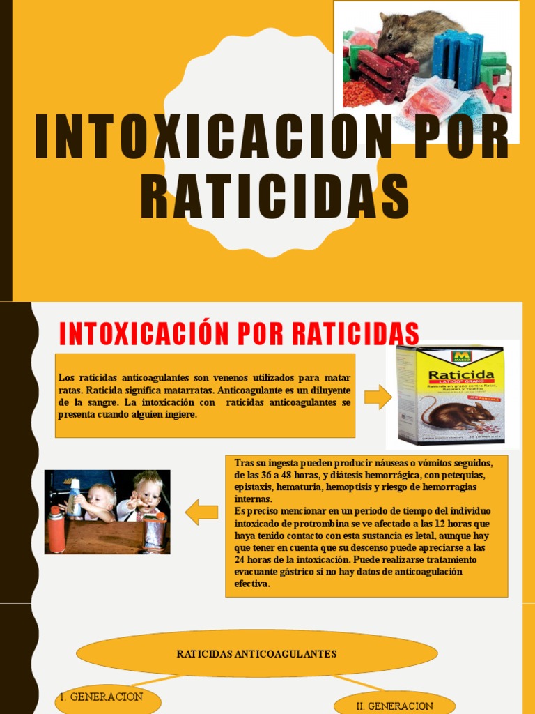 Intoxicacion Por Raticidas Nuevo | PDF | Especialidades Medicas ...